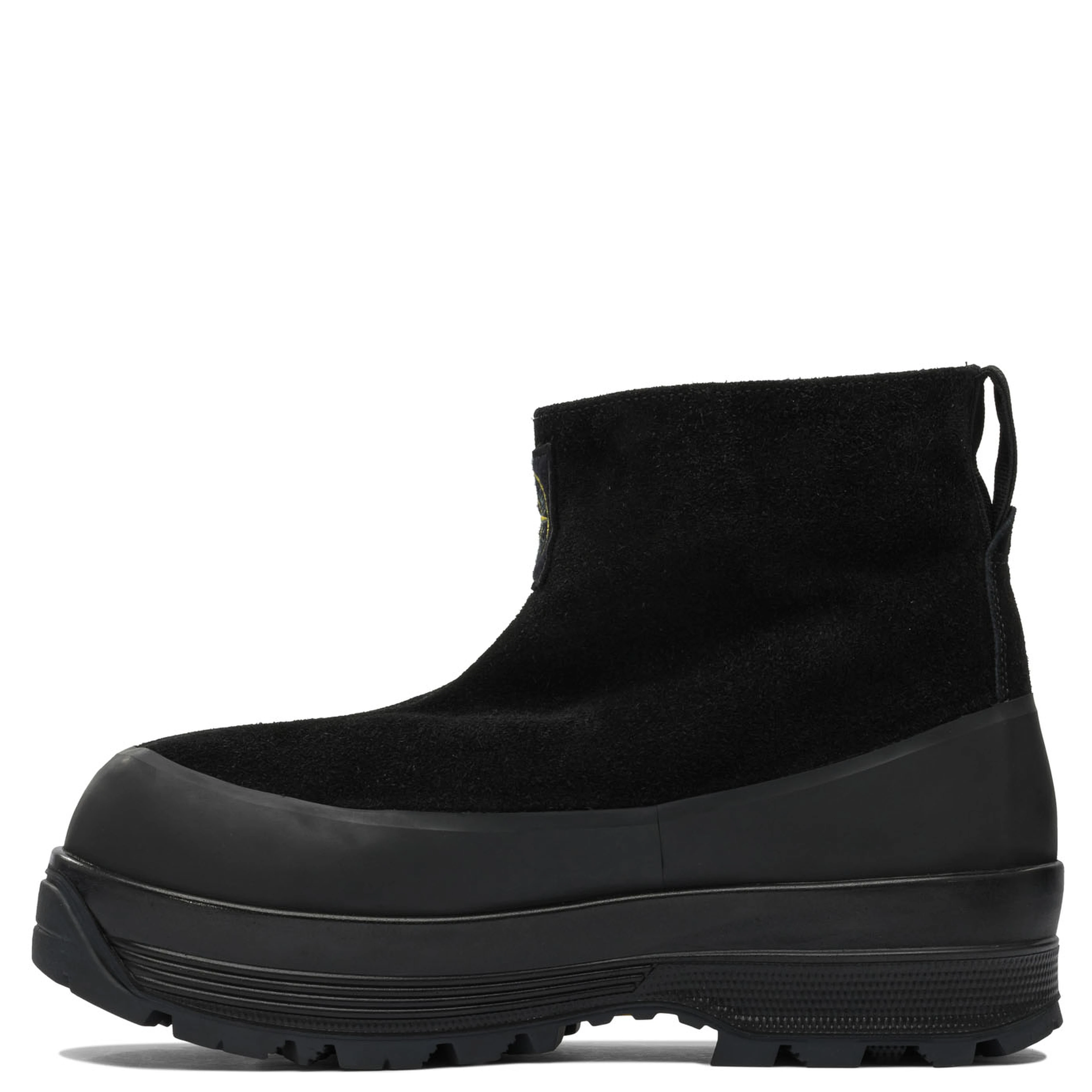 Suede leather ankle boots