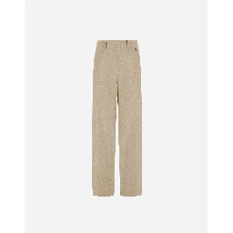 Melange flannel pants