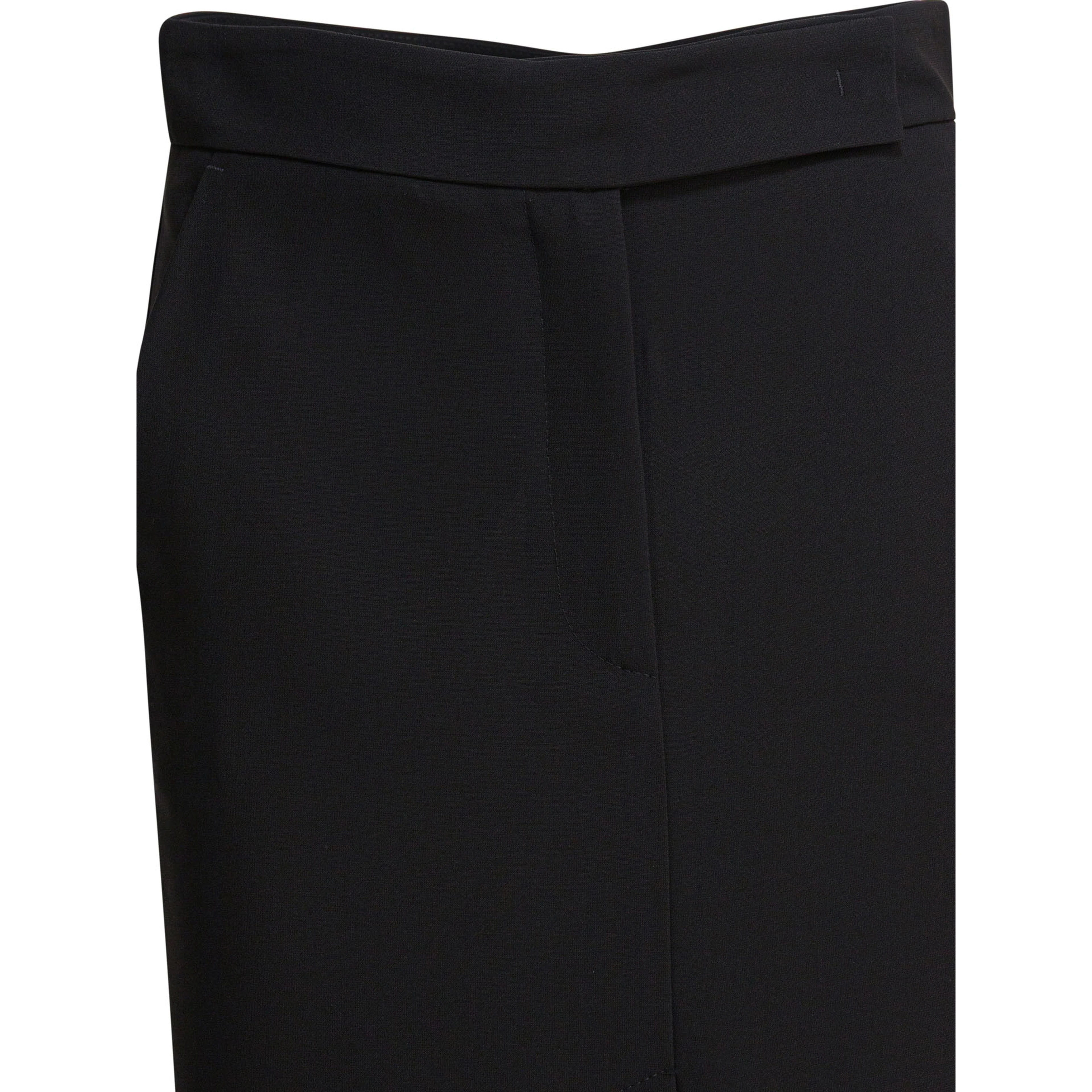Midi skirt with double slit