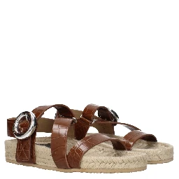Brown Leather Sandals