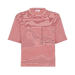 Striped jersey t-shirt