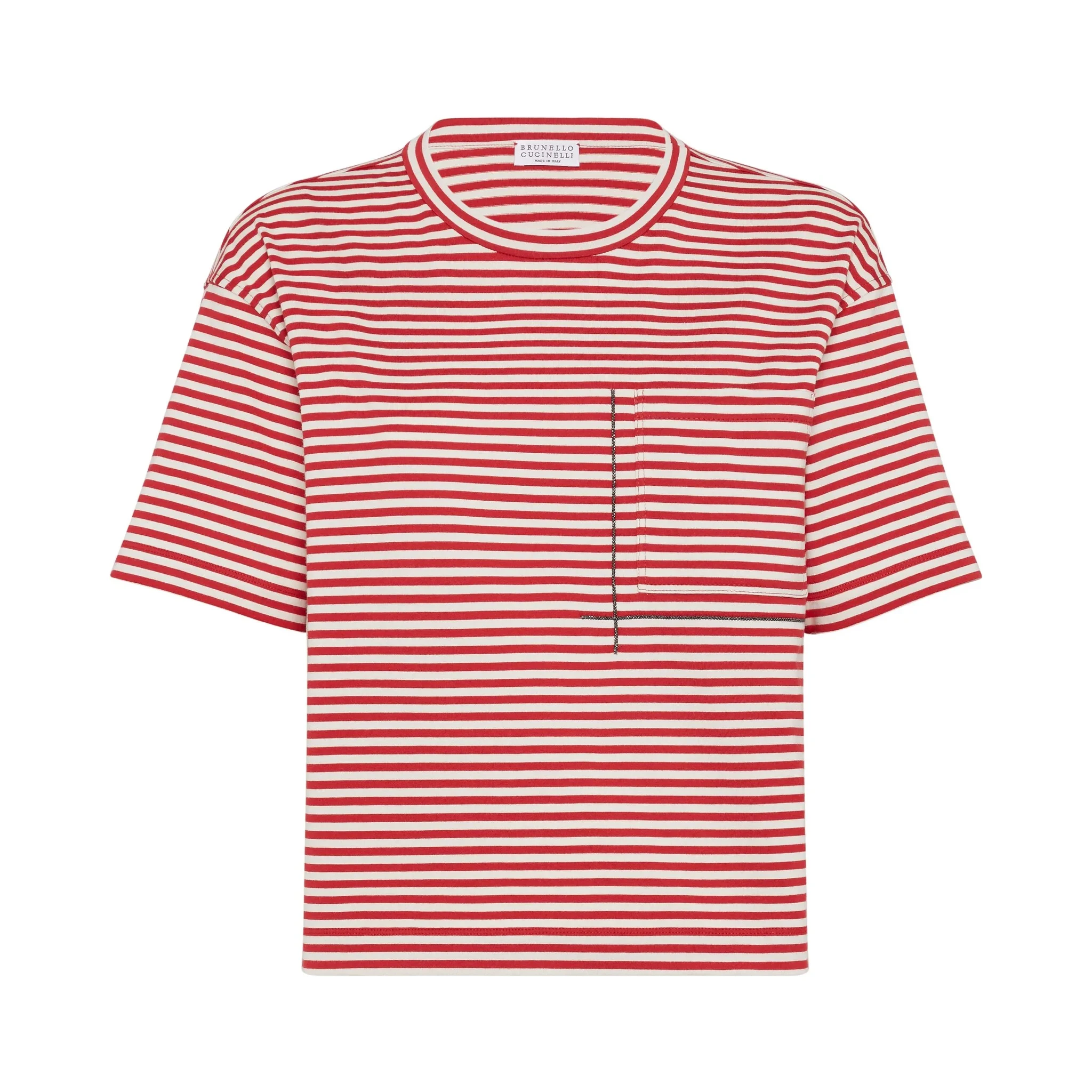 Striped jersey t-shirt