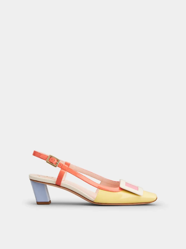 "Belle Vivier" slingback pumps