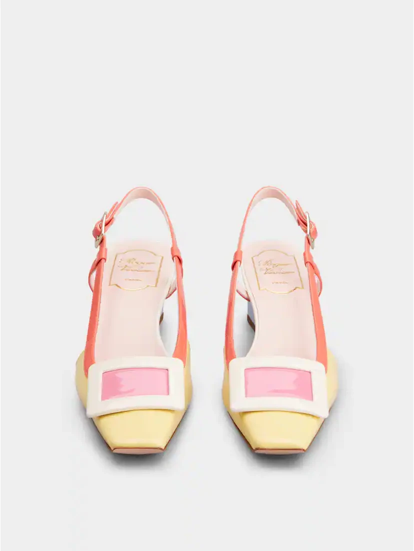 "Belle Vivier" slingback pumps