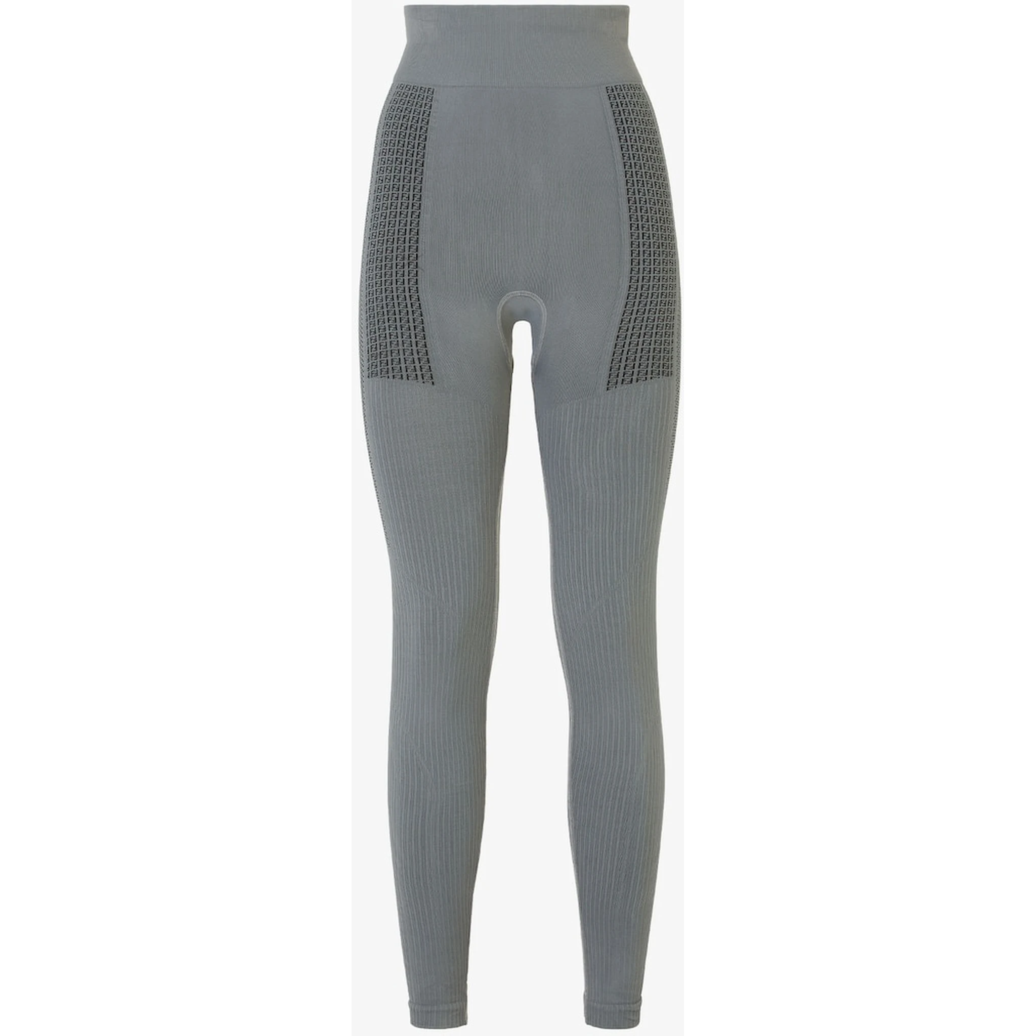 Grey Tech Fabric Leggings In Gray