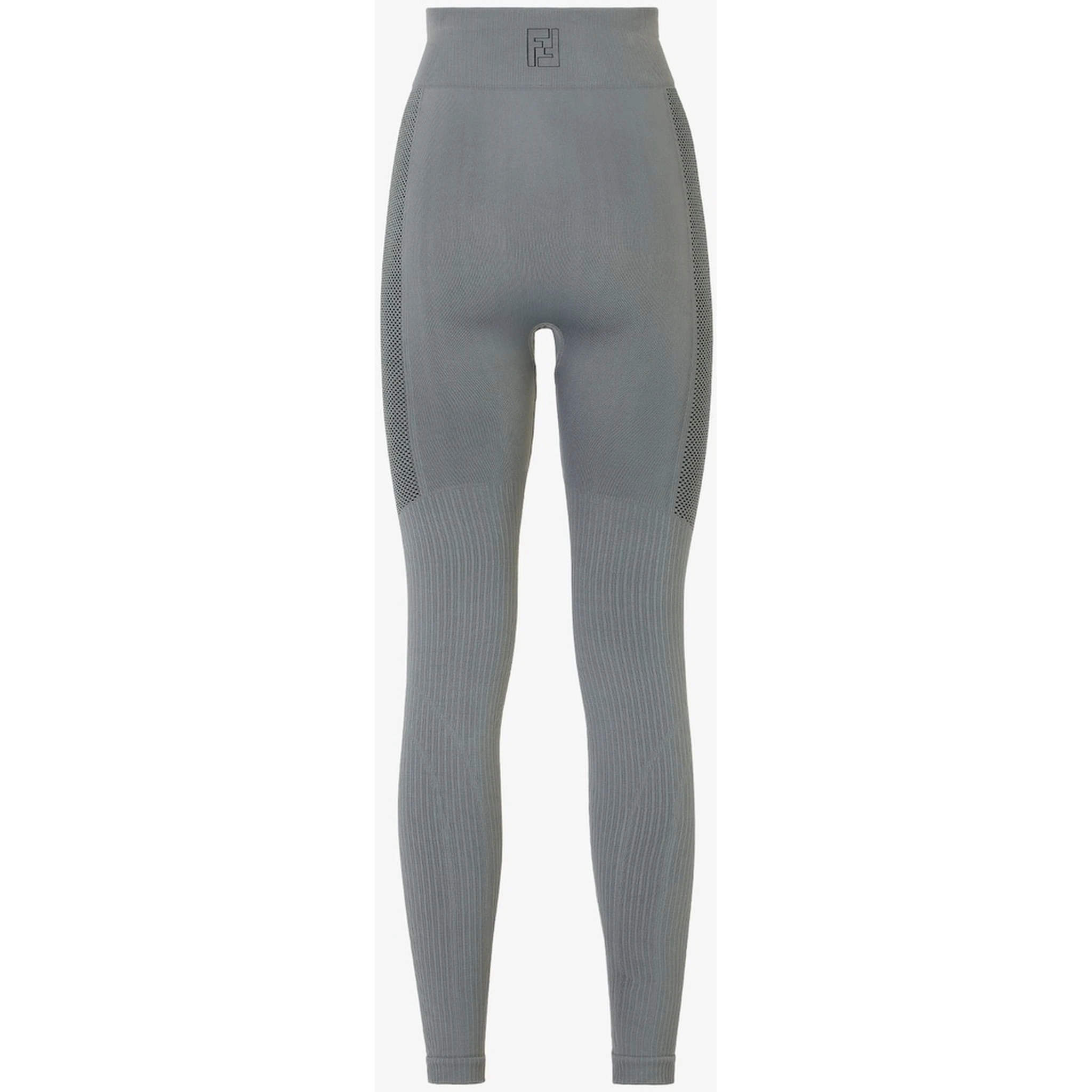 Grey Tech Fabric Leggings In Gray