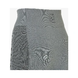 Grey Tech Fabric Leggings In Gray