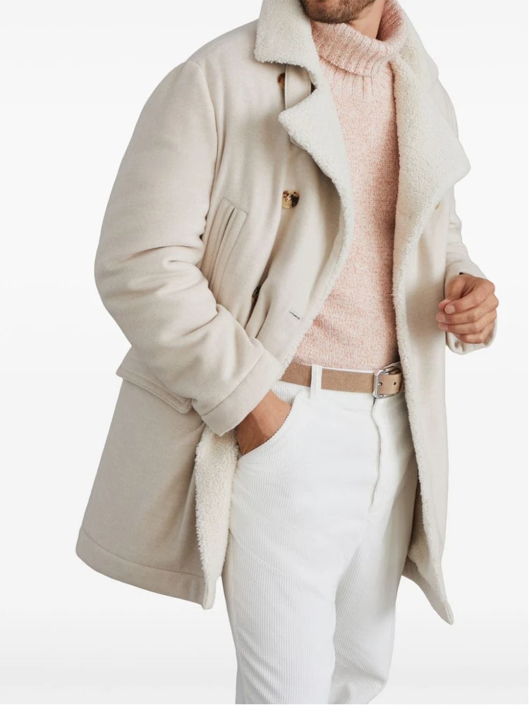 Double-breasted coat alternative