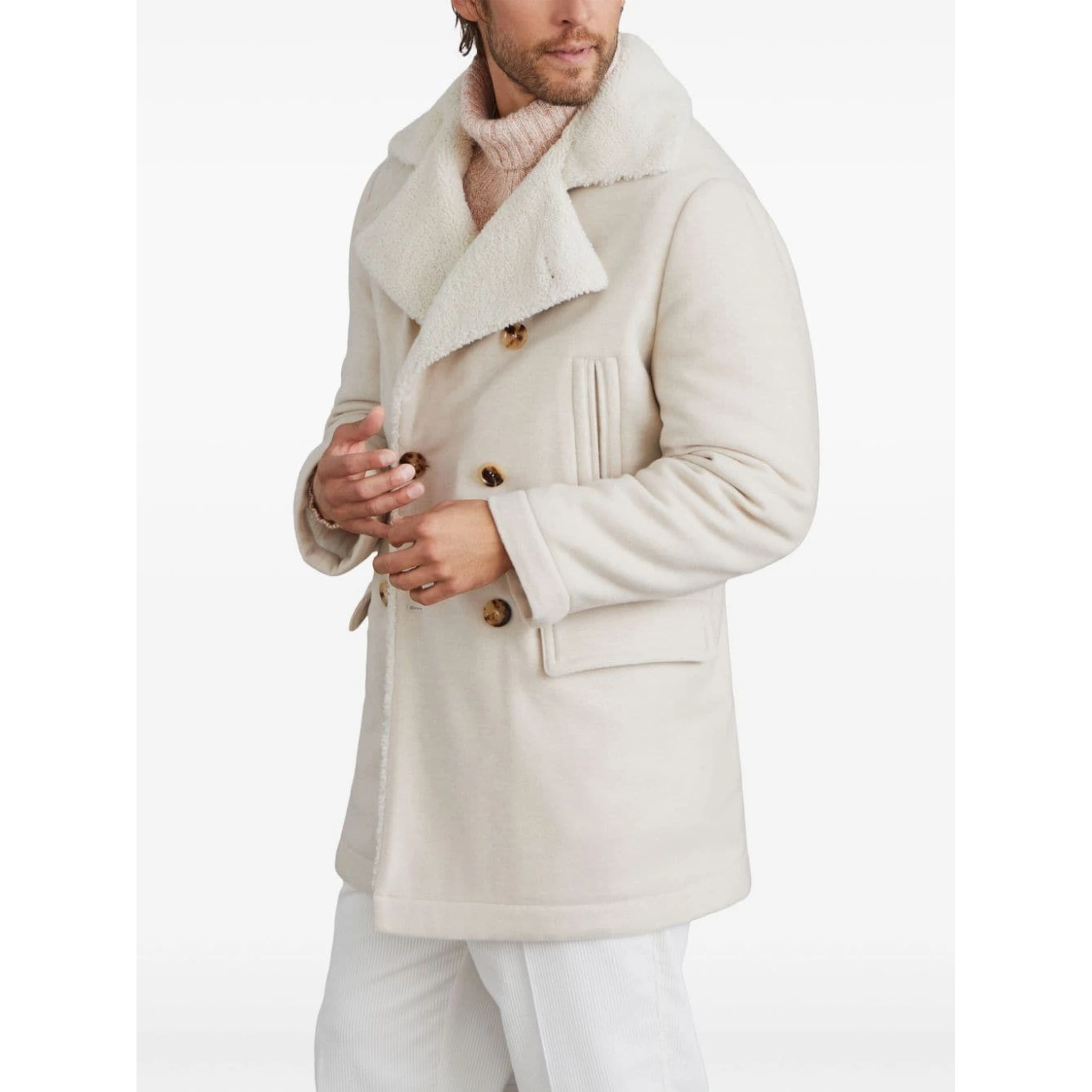 Double-breasted coat