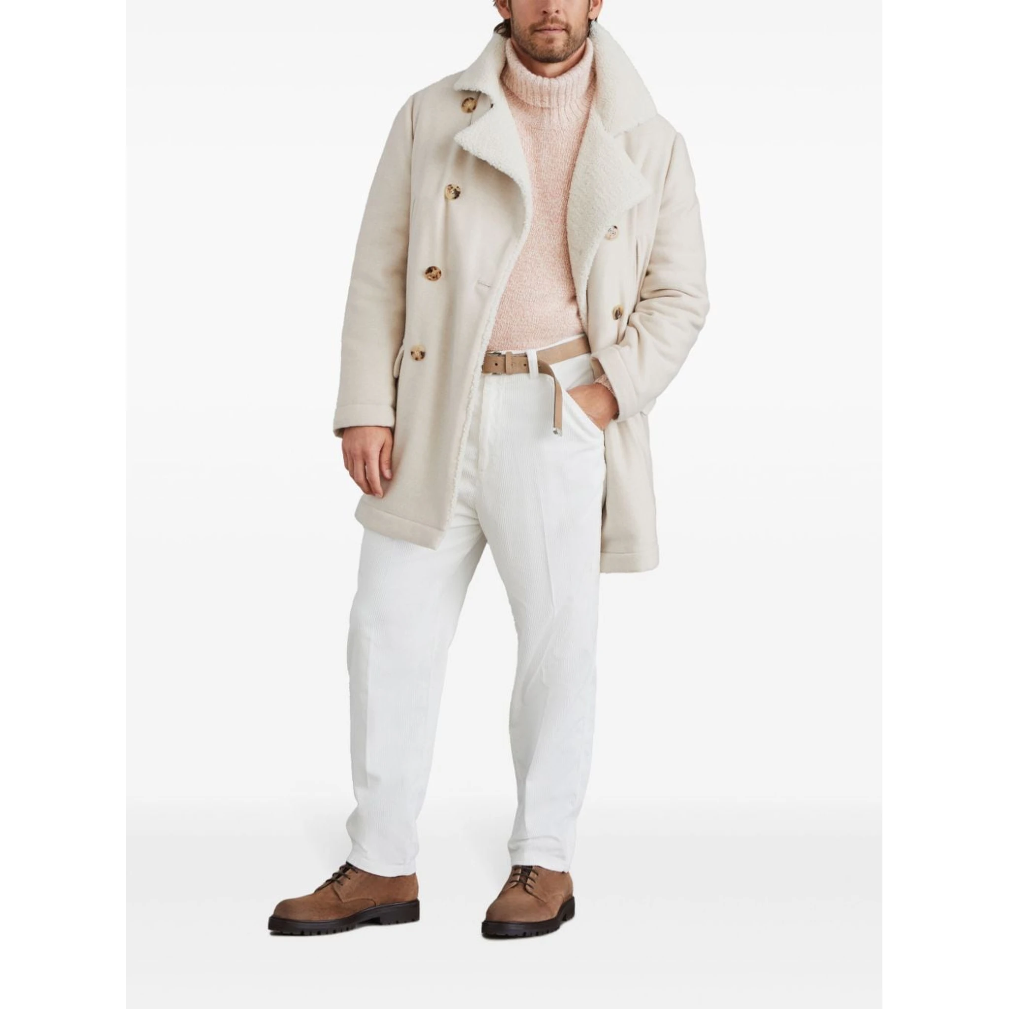 Double-breasted coat