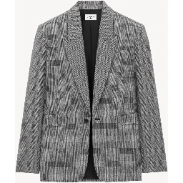 Blazer jacket in wool