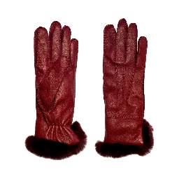 "85" leather gloves