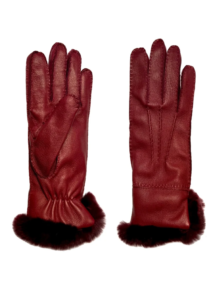 "85" leather gloves