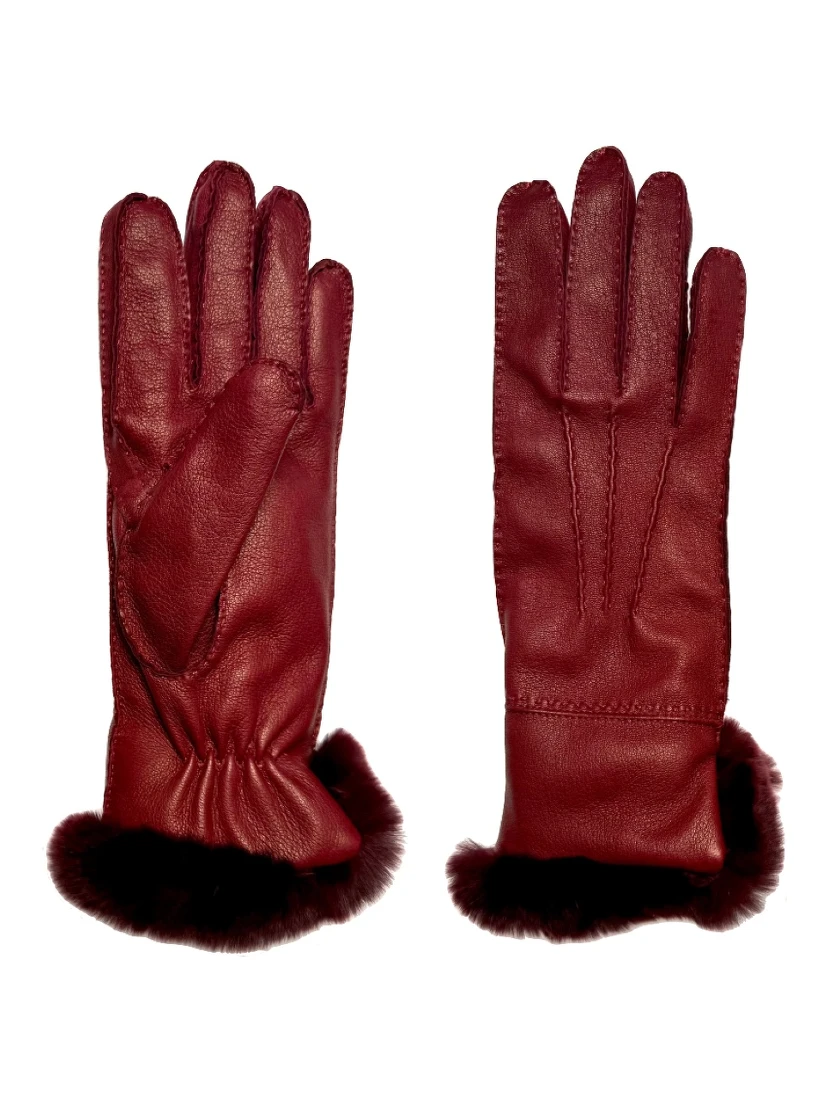 "85" leather gloves