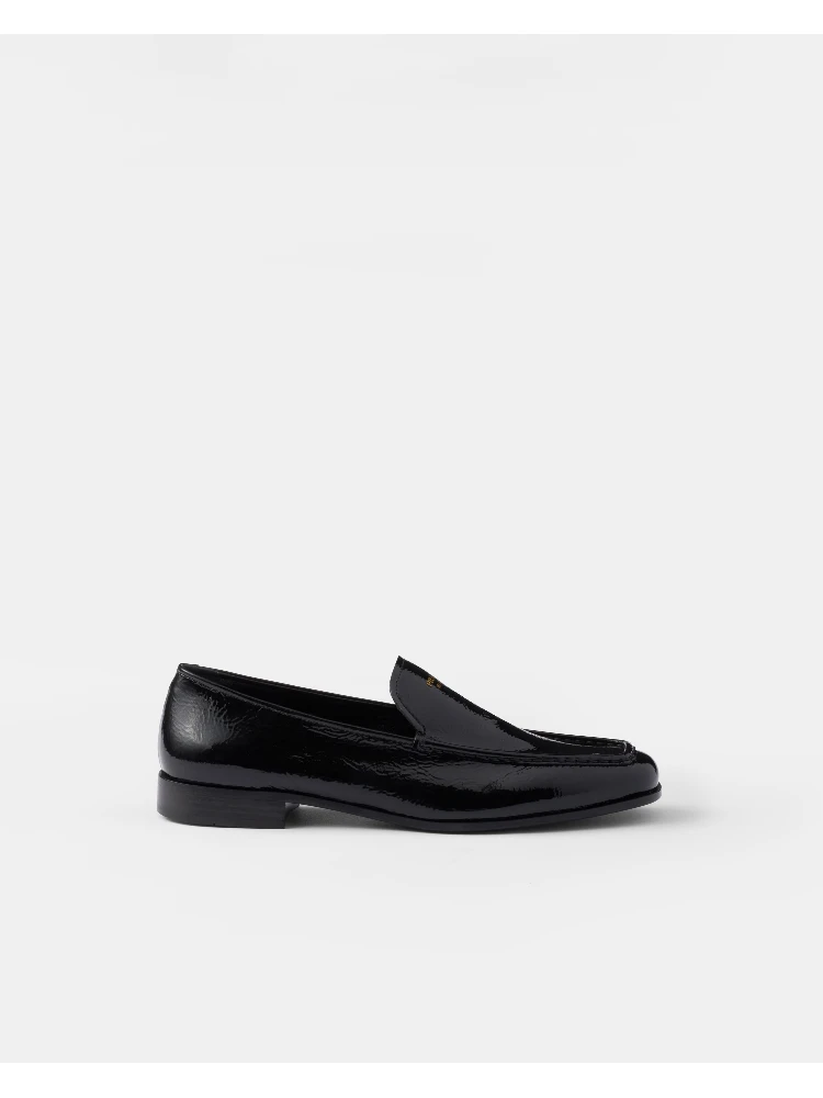 Patent leather loafers
