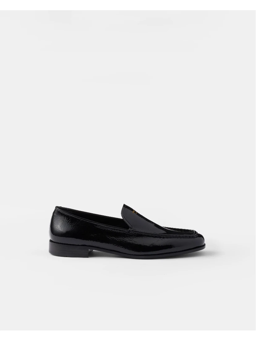 Patent leather loafers