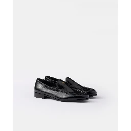 Patent leather loafers
