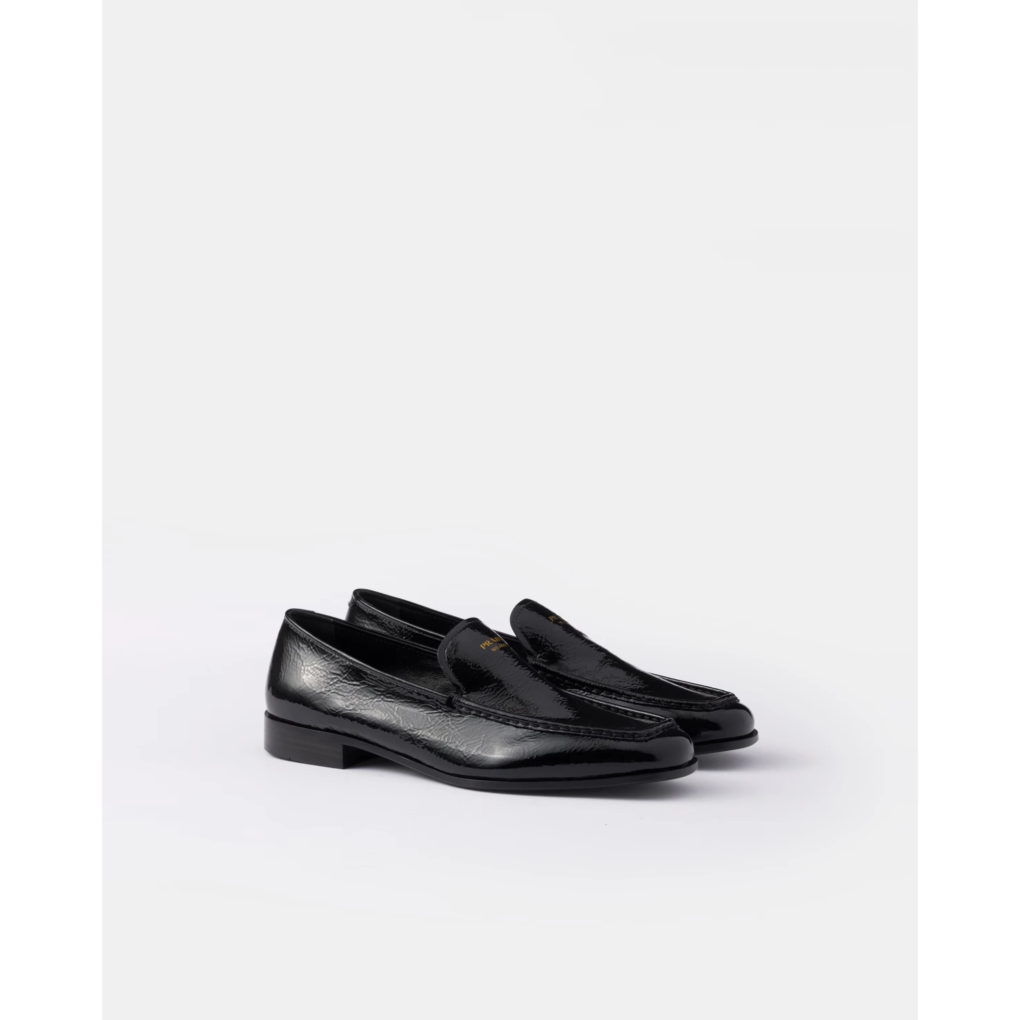 Patent leather loafers