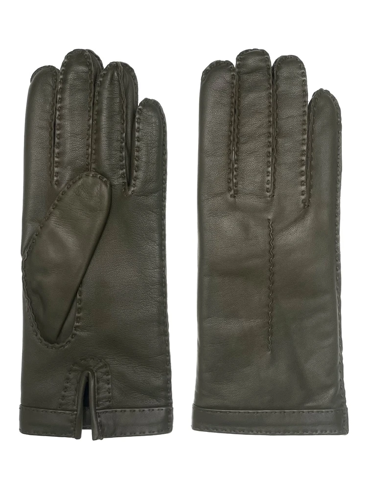 "23" leather gloves