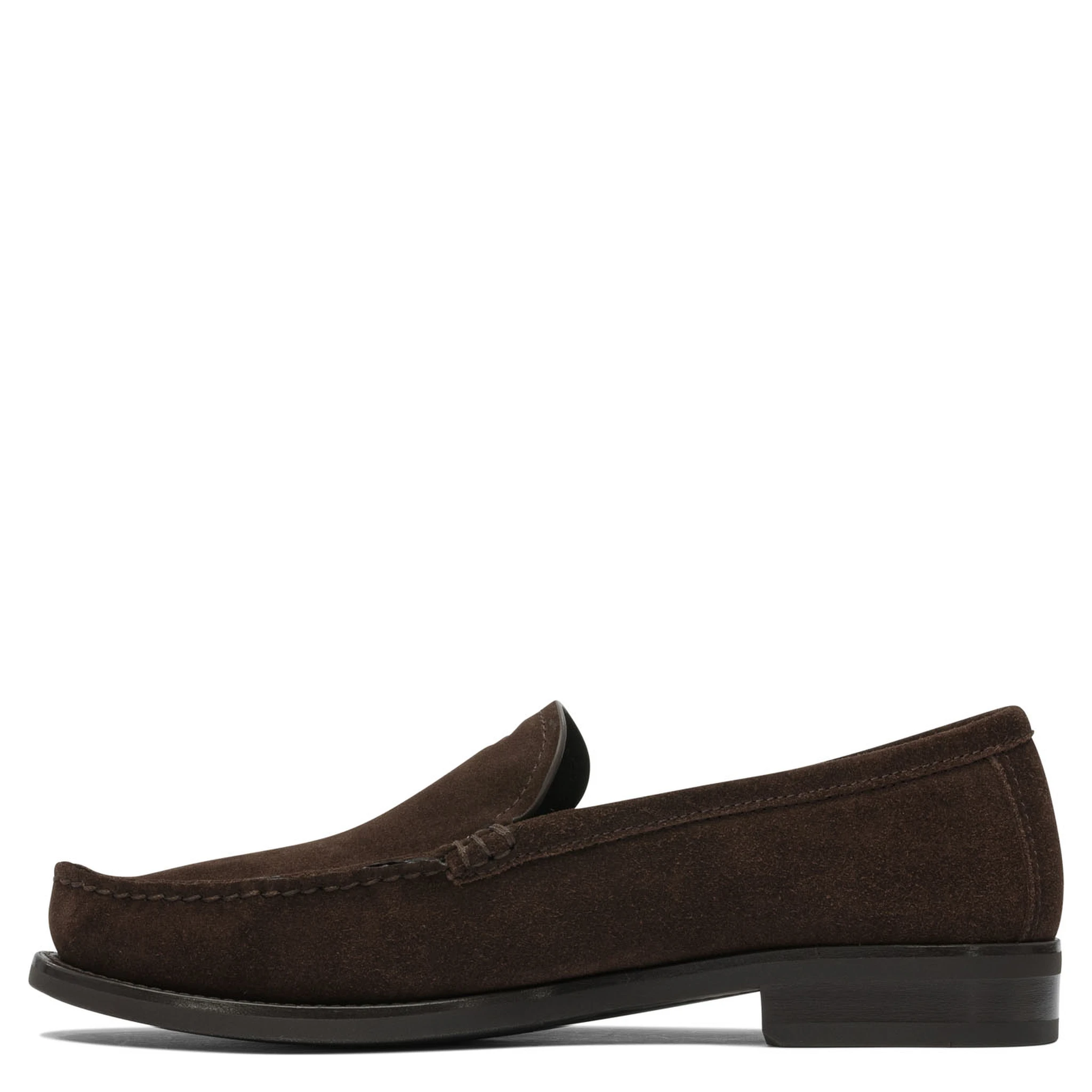Suede leather loafers