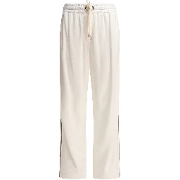 Sport pants with precious stripe