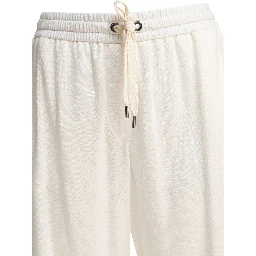 Sport pants with precious stripe