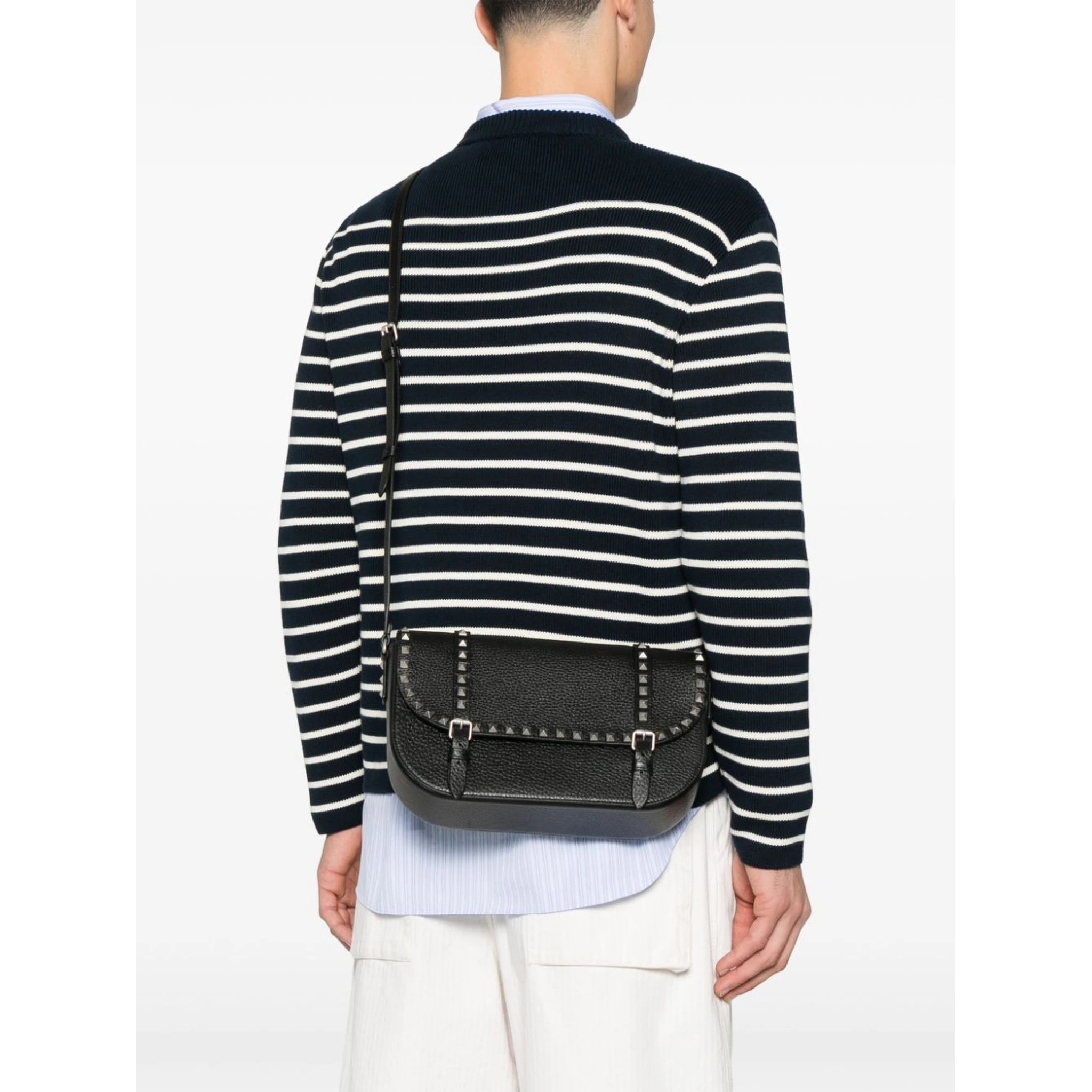 "Rockstud" messenger bag