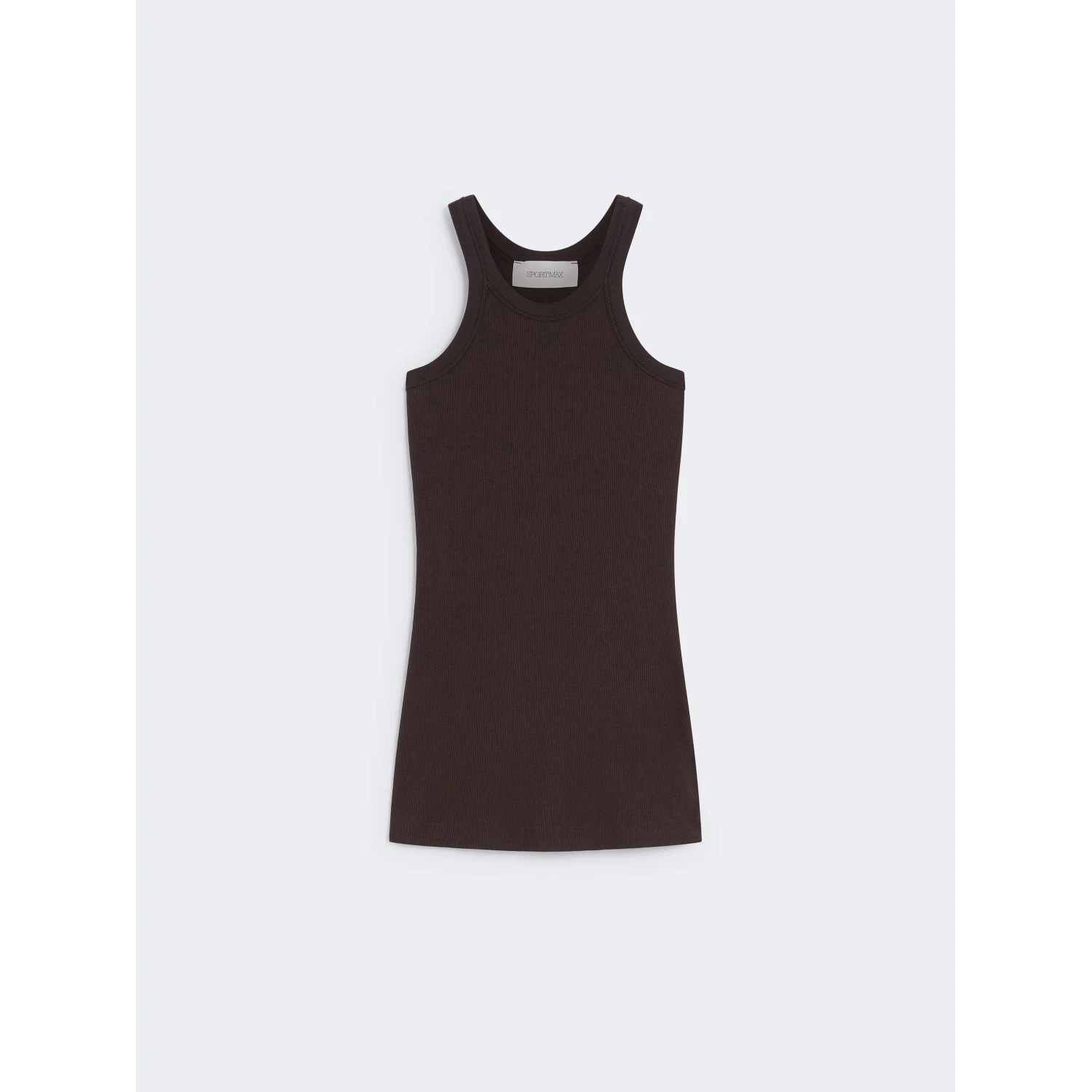 "Caccia" top tank in cotton and silk