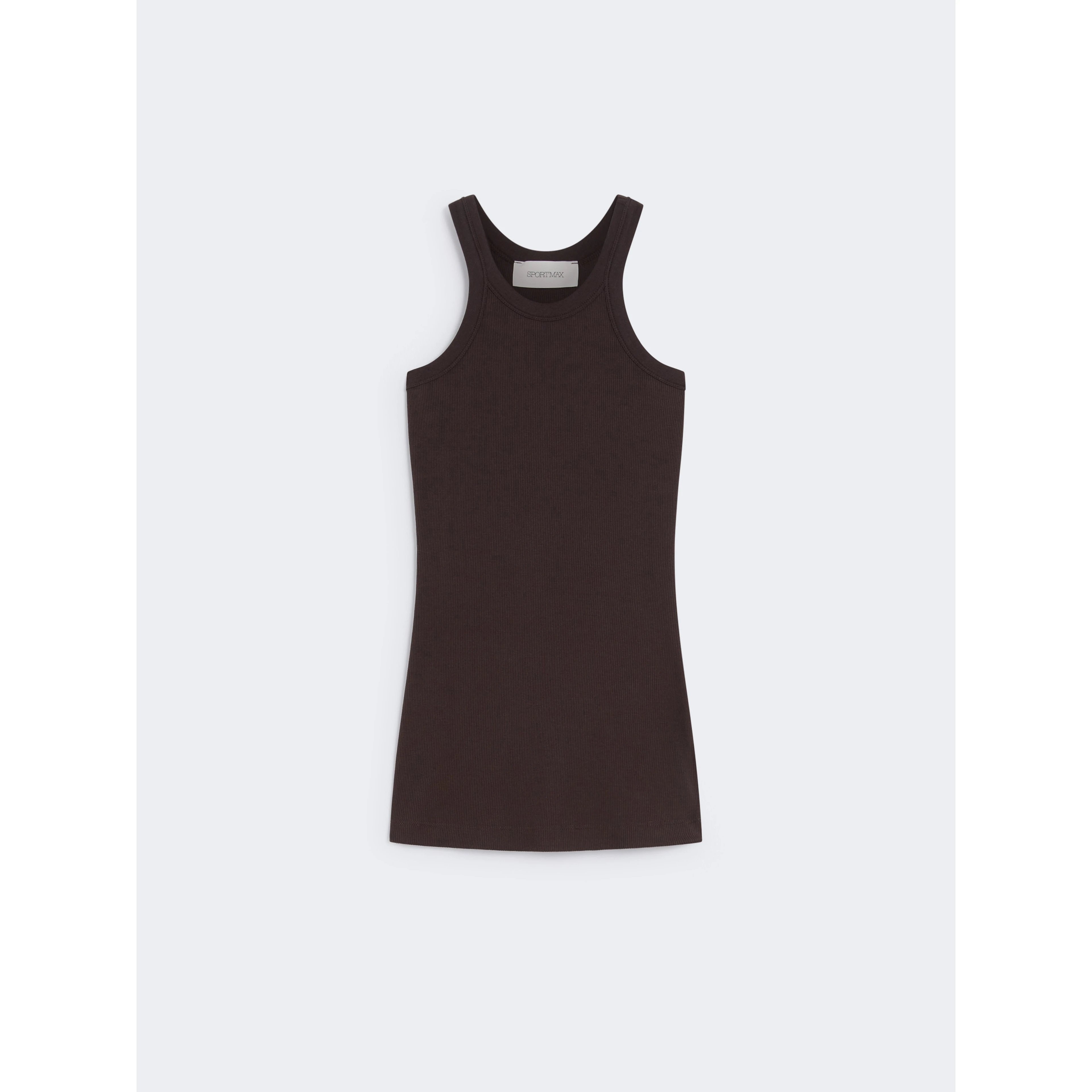 "Caccia" top tank in cotton and silk