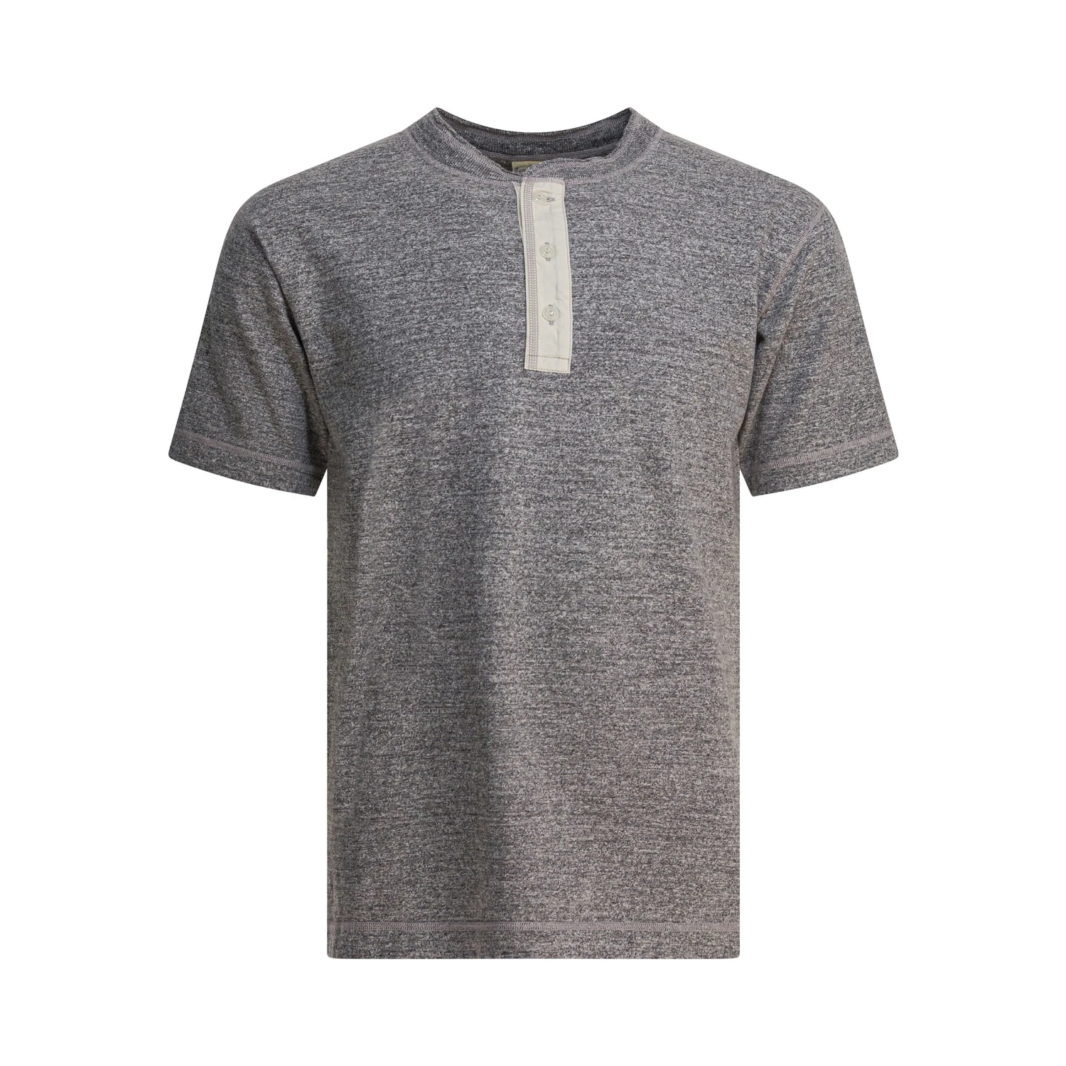 Cotton T-shirt with buttons