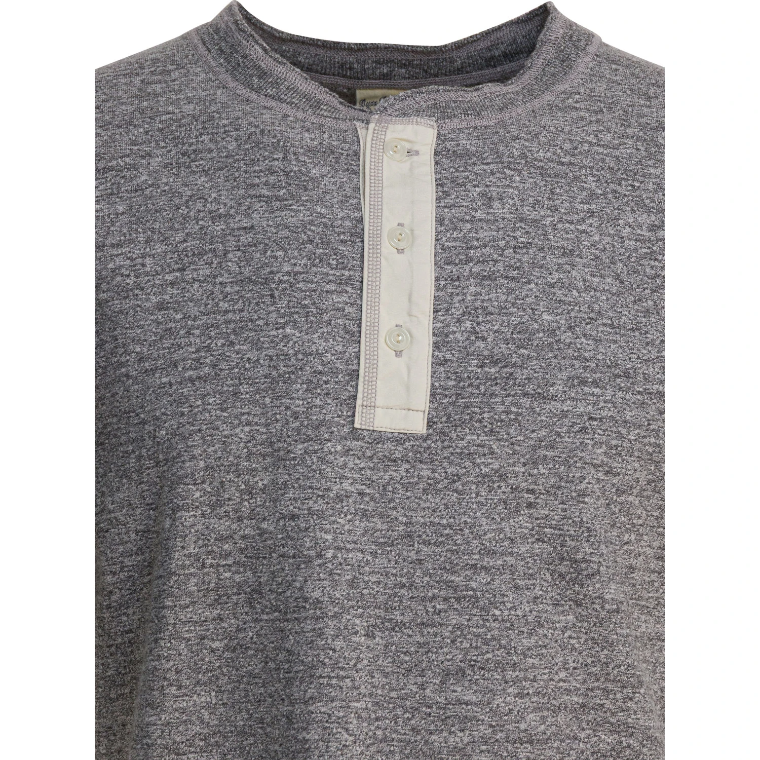 Cotton T-shirt with buttons