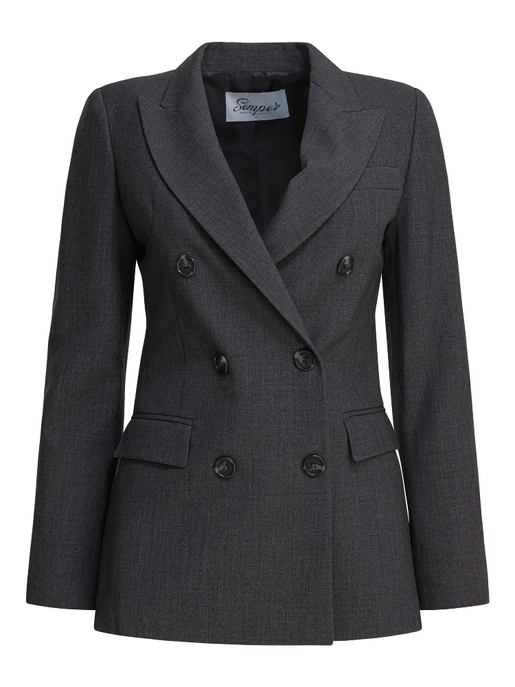 Double breasted blazer jacket