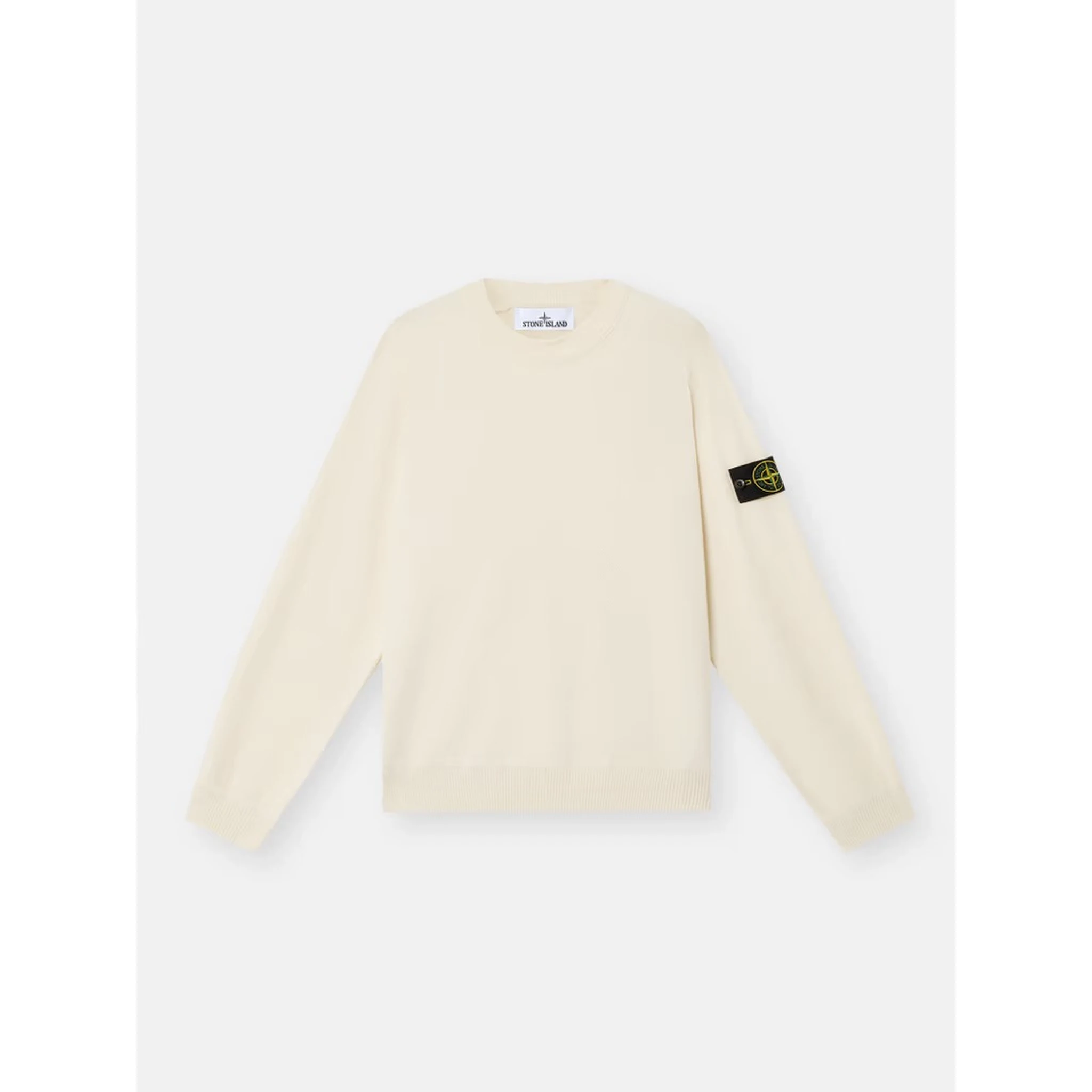 Crewneck sweater in organic cotton