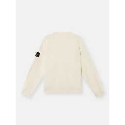 Crewneck sweater in organic cotton