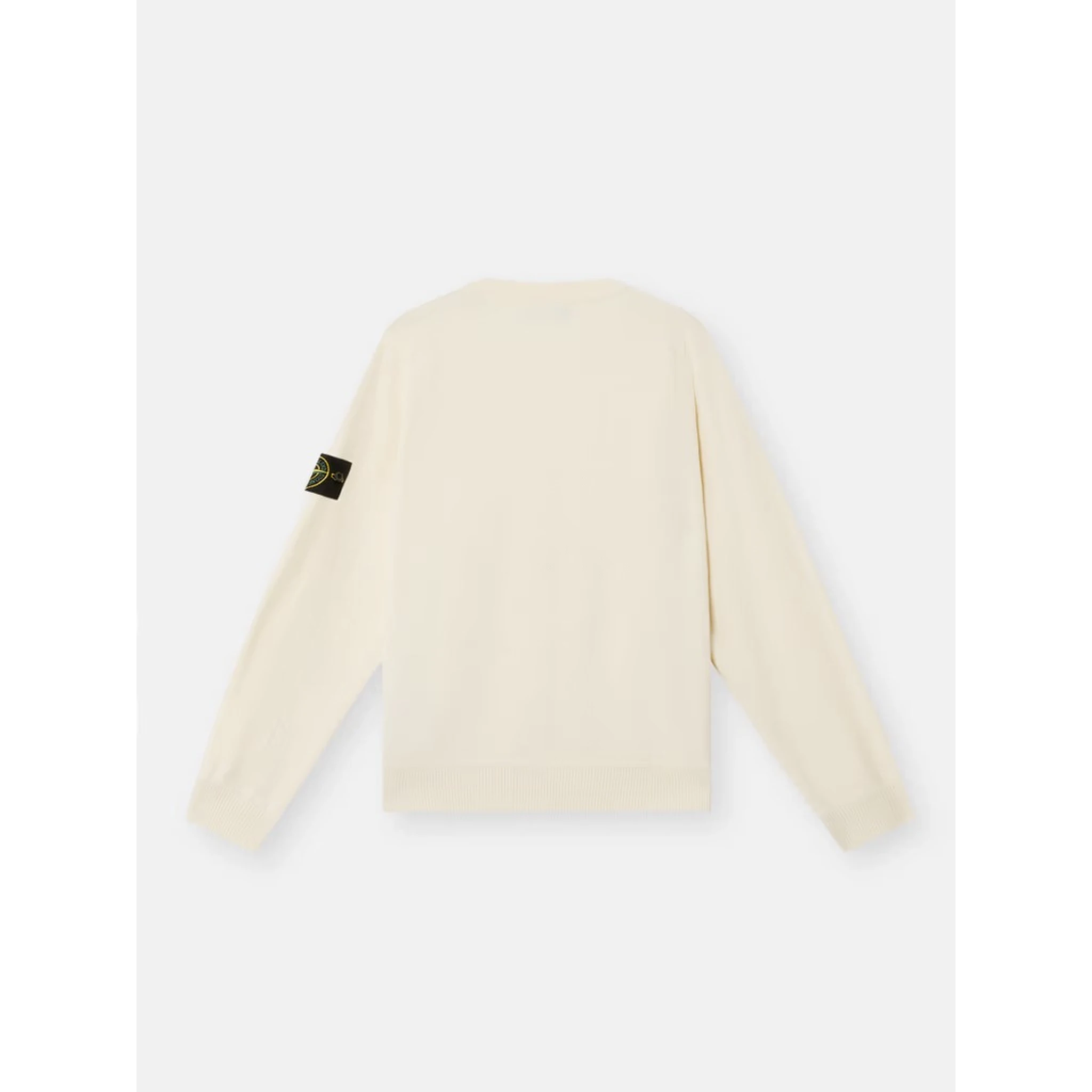 Crewneck sweater in organic cotton