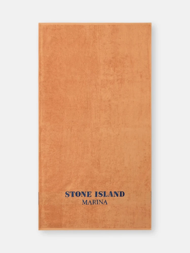 Cotton terry beach towel