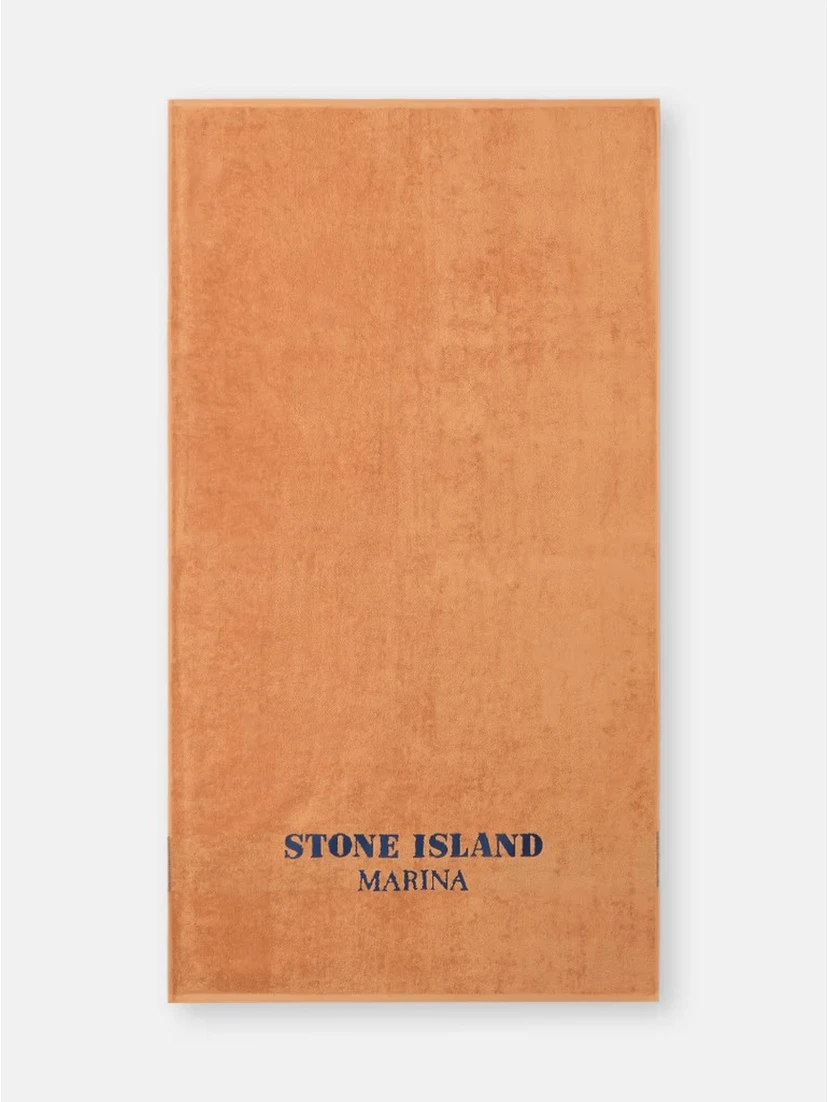 Cotton terry beach towel