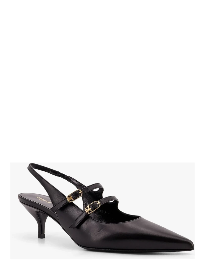 "Celine Jude" slingback pumps