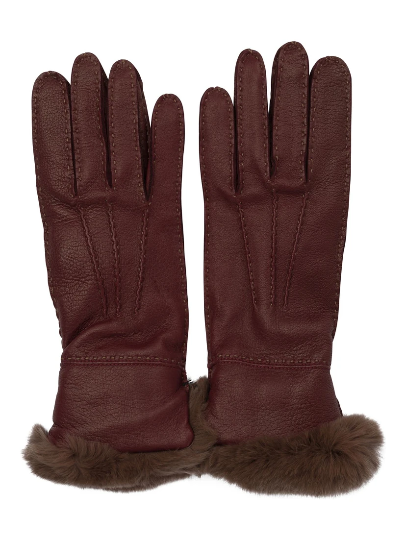 "85" leather gloves