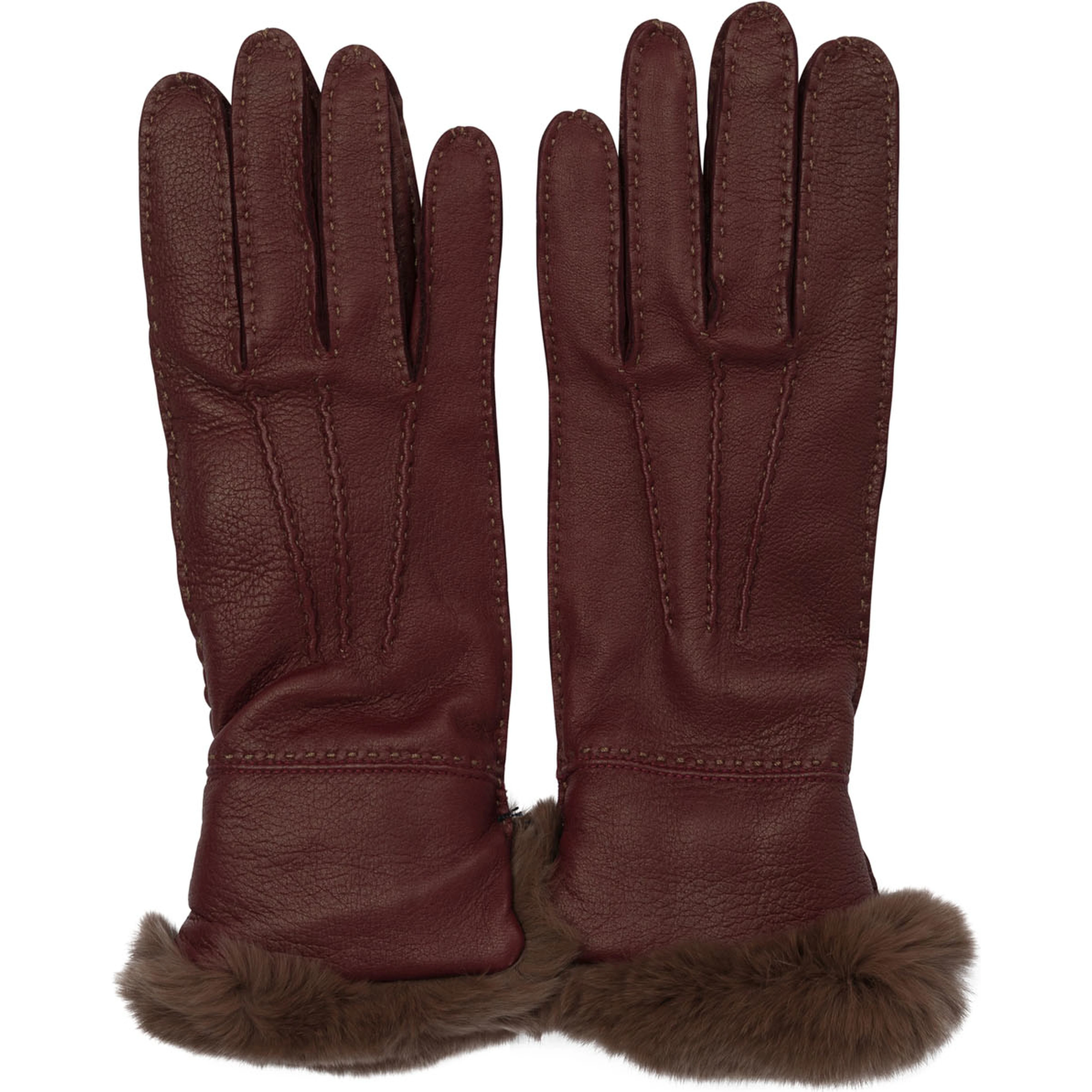 "85" leather gloves