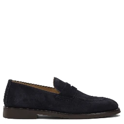 Suede "Penny" loafers