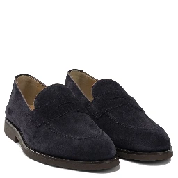 Suede "Penny" loafers