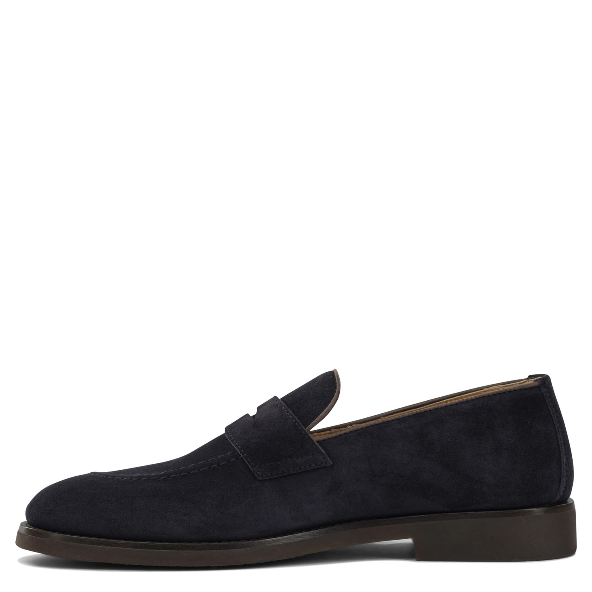 Suede "Penny" loafers