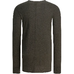 Viscose crewneck T-shirt