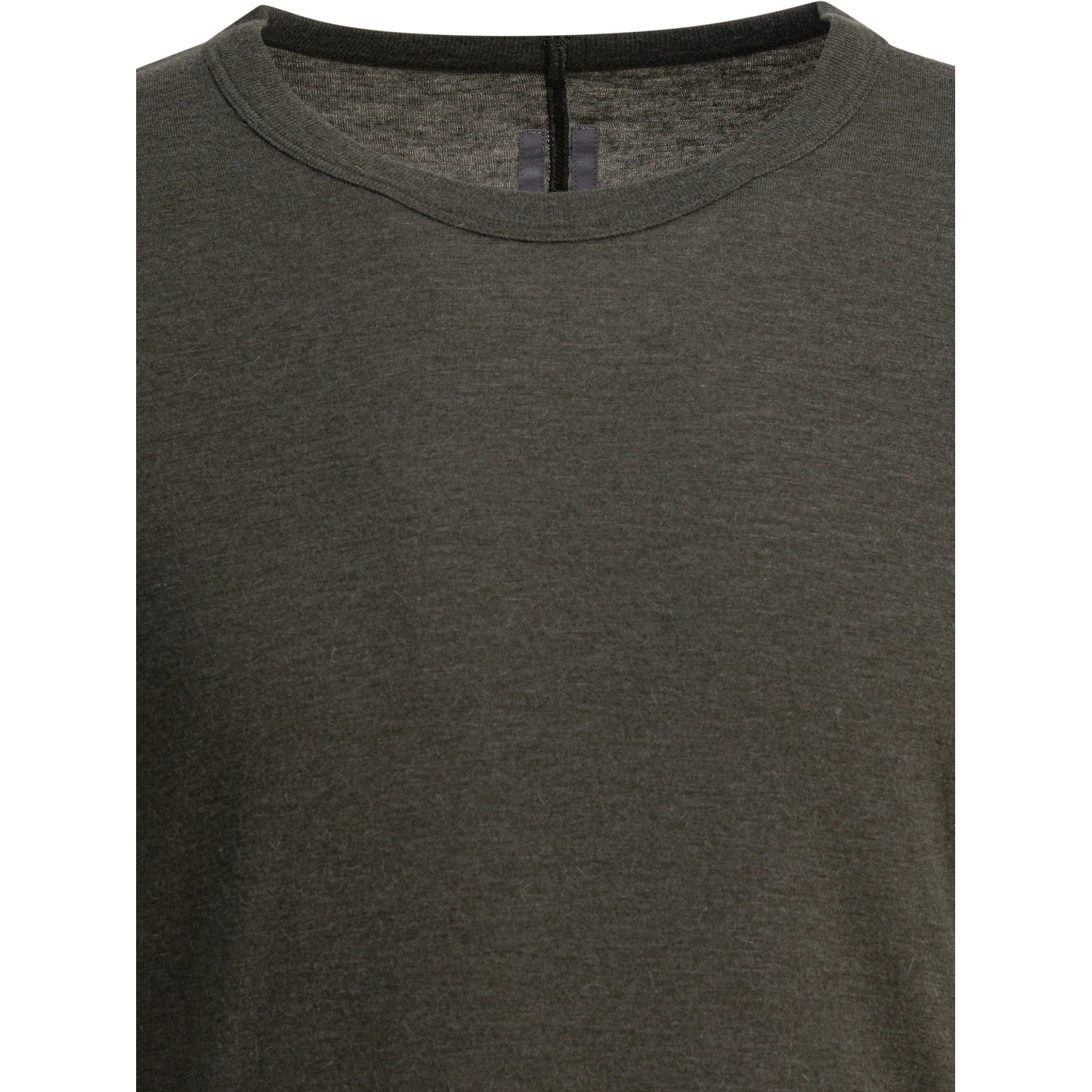Viscose crewneck T-shirt
