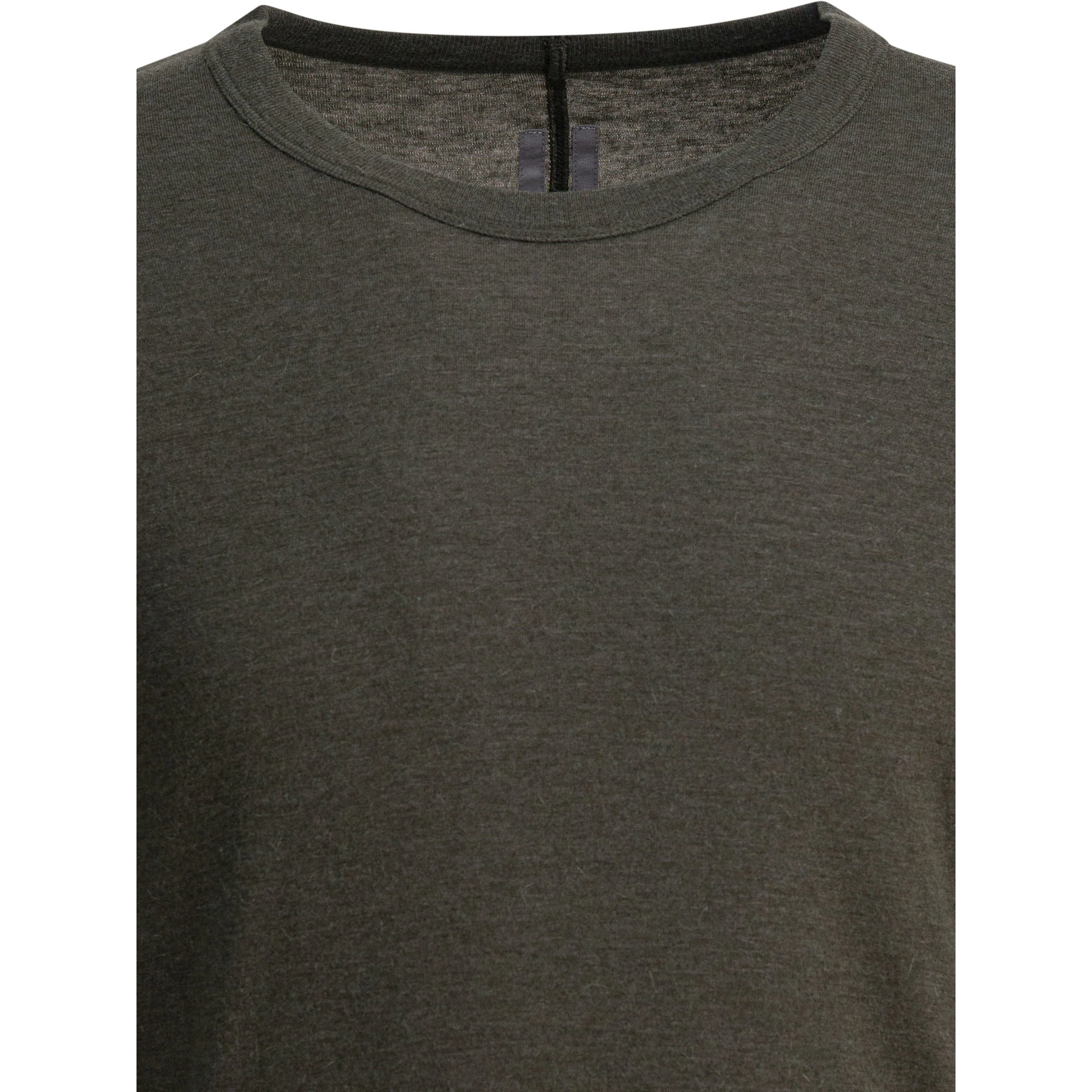 Viscose crewneck T-shirt