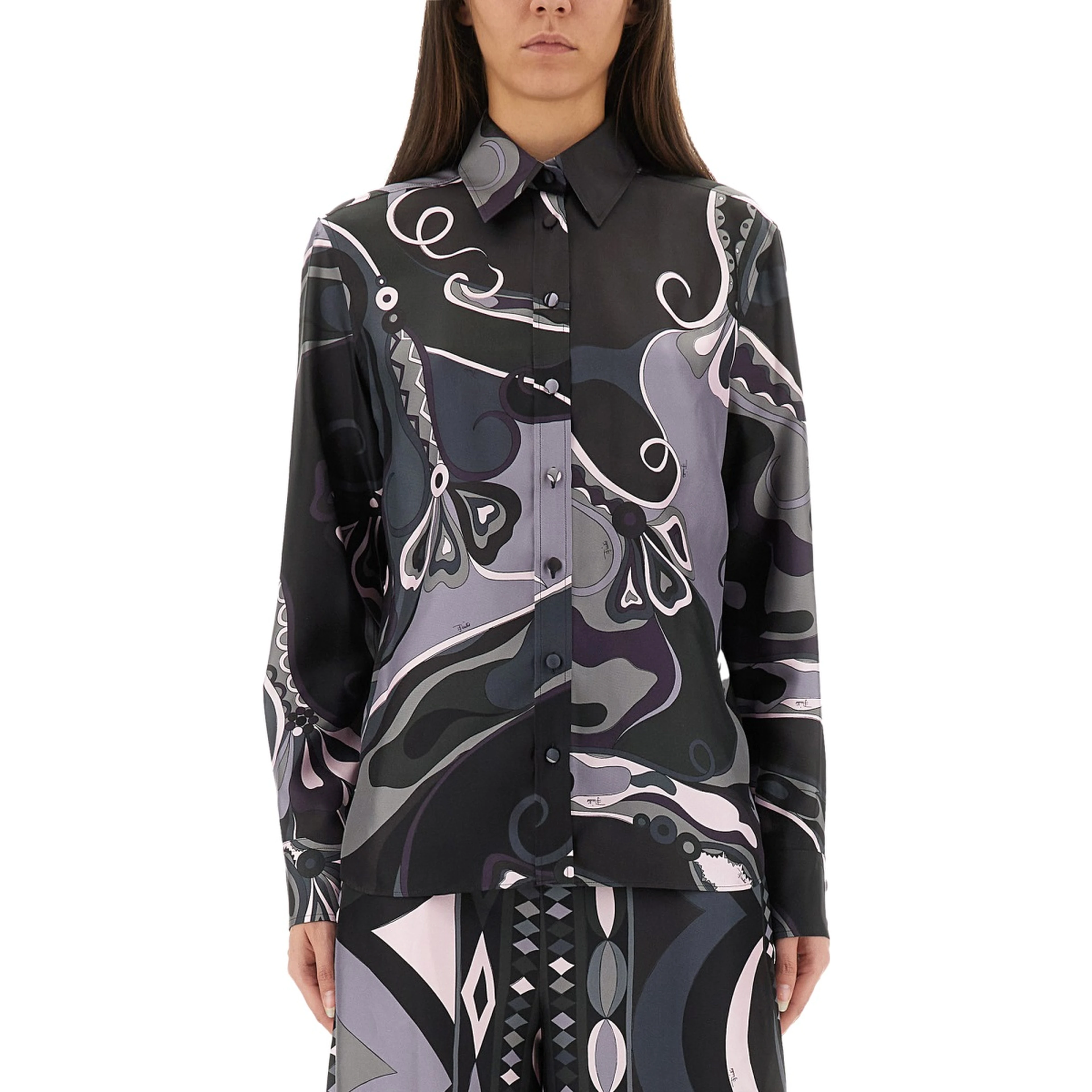 ORCHID PRINT SHIRT