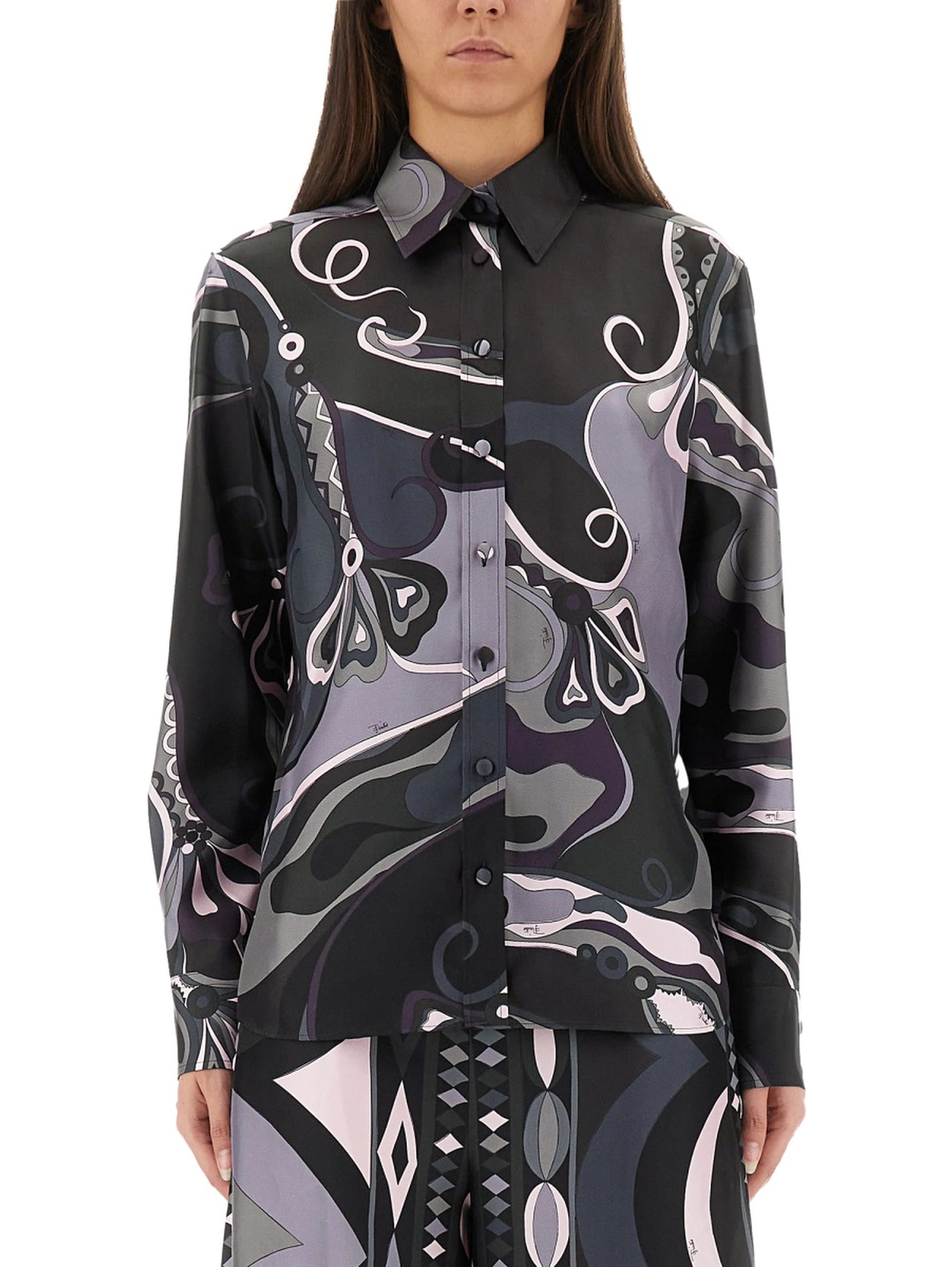 ORCHID PRINT SHIRT