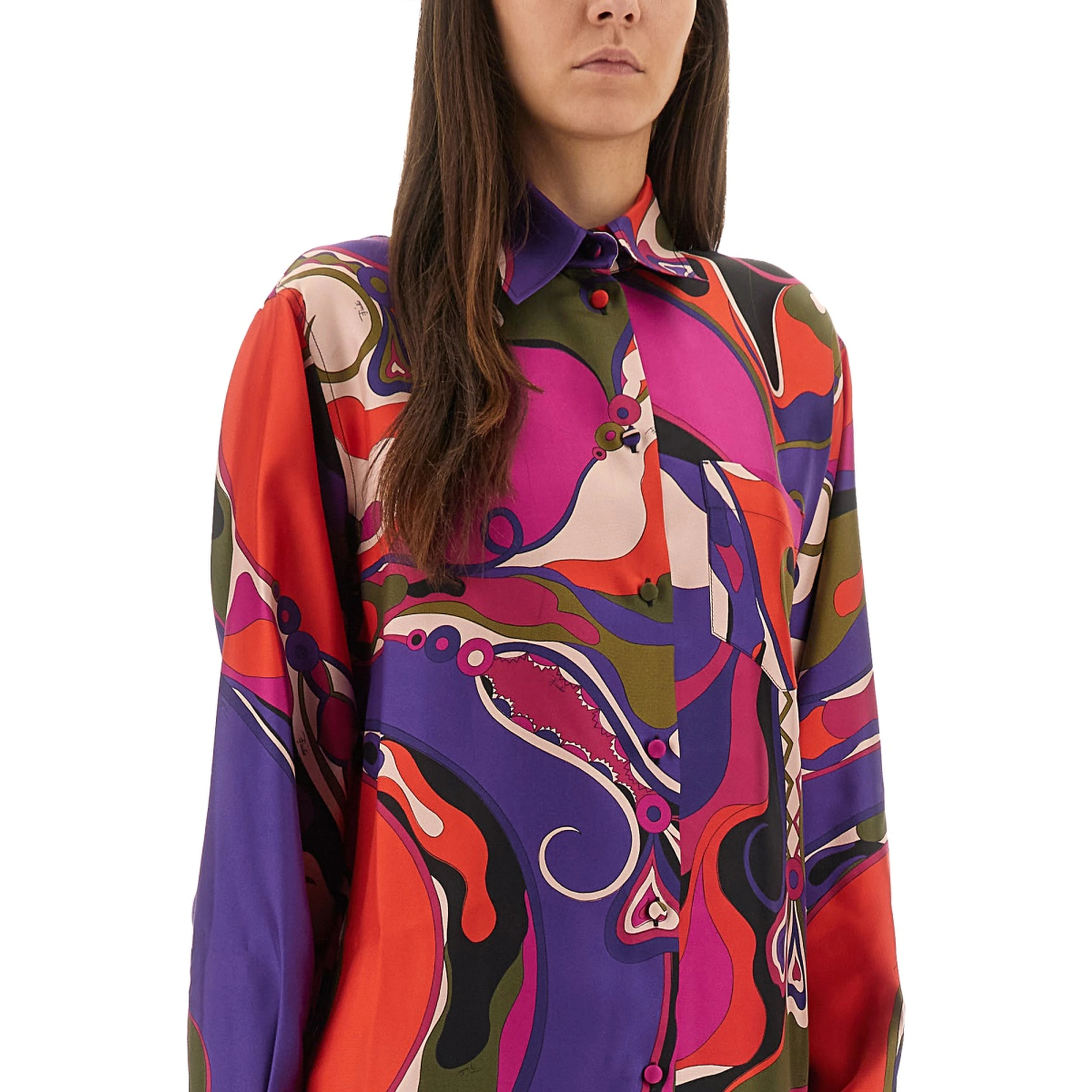 ORCHID PRINT SHIRT
