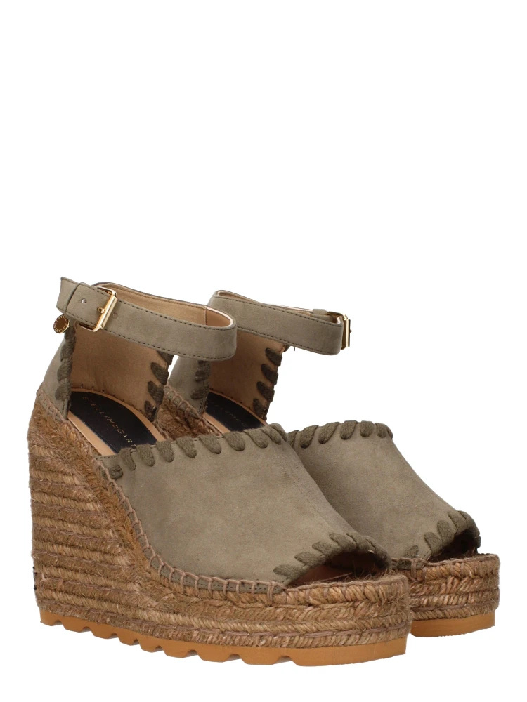 Green Leather Wedge Sandals alternative